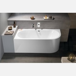 Viva monolith asymetrisk badekar 170cm