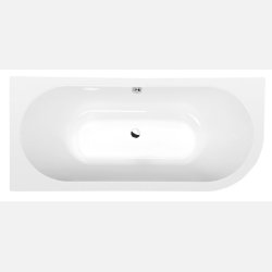 Viva monolith asymetrisk badekar 170cm