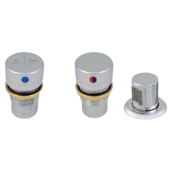 Royal 3 huls design armatur &amp; omskifter samt bruser