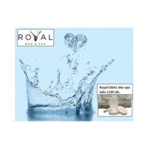 Royal klor spa 1200 stk. tabs - ren klor til spabade