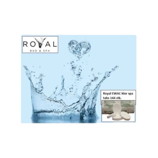Royal klor spa 144 stk. tabs - ren klor til spabade