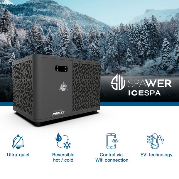 Spawer Icespa udespa varmepumpe 7kW