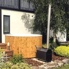 Vildmarksbad -  2,0 mm, 1800 L med 25kW ovn