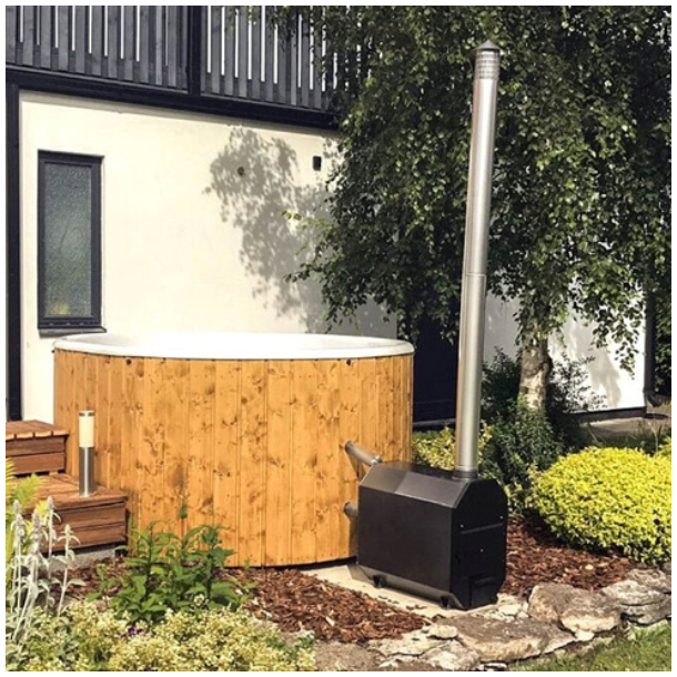 Vildmarksbad -  2,0 mm, 1800 L med 25kW ovn