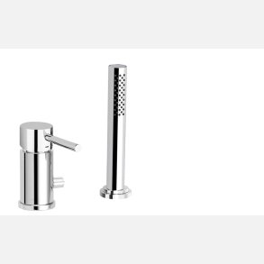 Royal 2 huls kar armatur med stort vandflow