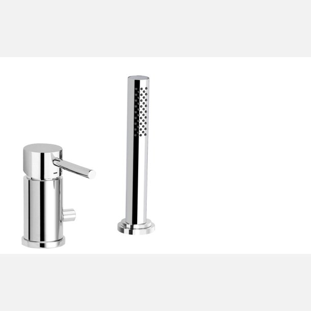 Royal 2 huls kar armatur med stort vandflow