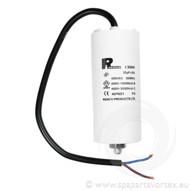 Kondensator 16uF til pool og spa pumper