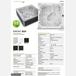 Everst Life Essential - udend�rs spabad - Udespa fra Wellis