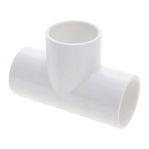 T-fittings med tre 1.5&Prime; / 48mm til udespa