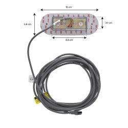 Balboa display AX20 AUX panel med 2 jet og lys