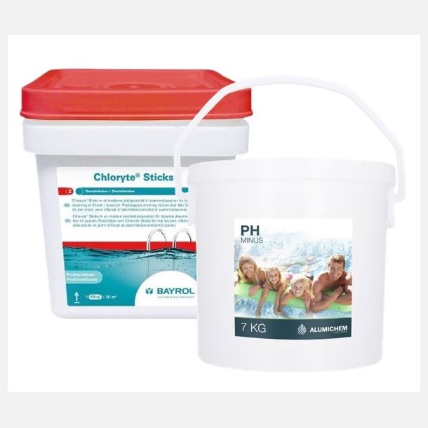 Calcium Hypoklorit Sticks 4,5 kg + PH-Minus 7kg