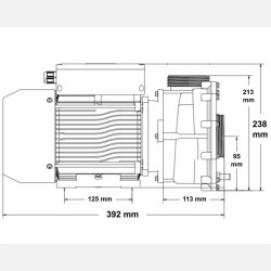Koller 1,5kW udespa pumpe
