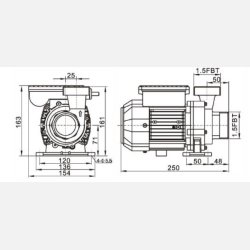Cirkulationspumpe WE14 til udespa